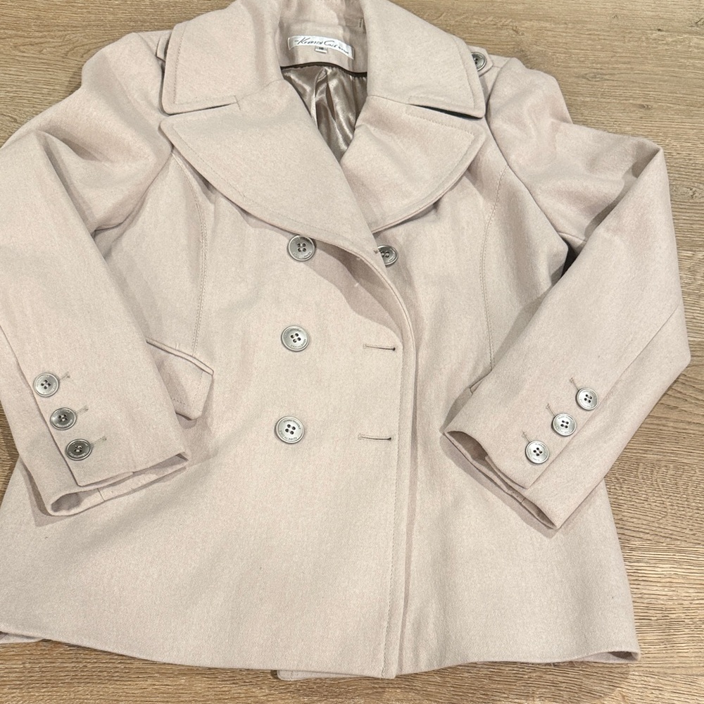 Kenneth Cole Women’s Beige Pea Coat